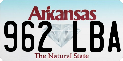 AR license plate 962LBA