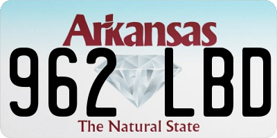 AR license plate 962LBD