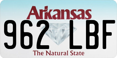 AR license plate 962LBF