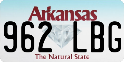 AR license plate 962LBG
