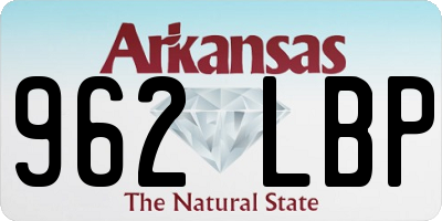 AR license plate 962LBP
