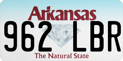 AR license plate 962LBR