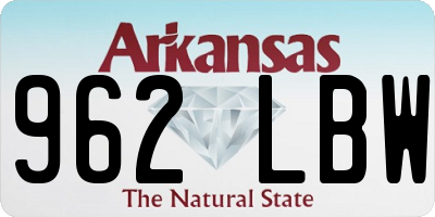 AR license plate 962LBW