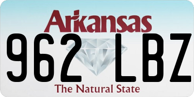 AR license plate 962LBZ