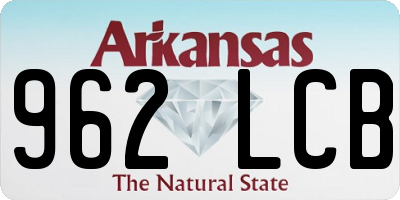AR license plate 962LCB