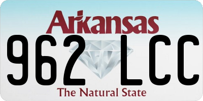 AR license plate 962LCC