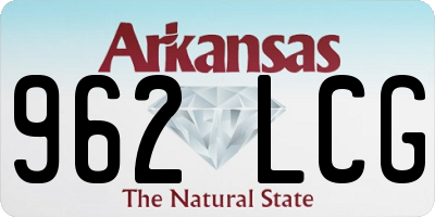 AR license plate 962LCG