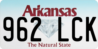 AR license plate 962LCK