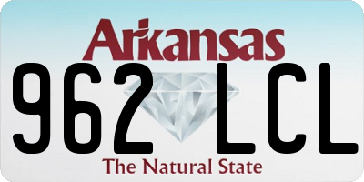 AR license plate 962LCL