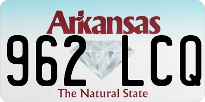 AR license plate 962LCQ