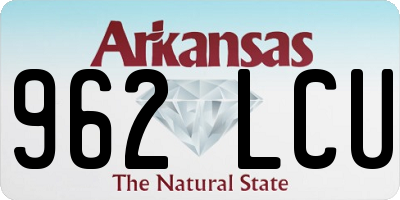 AR license plate 962LCU
