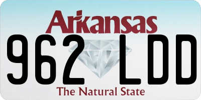 AR license plate 962LDD