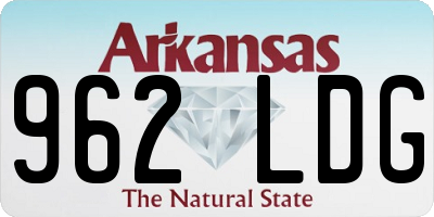 AR license plate 962LDG