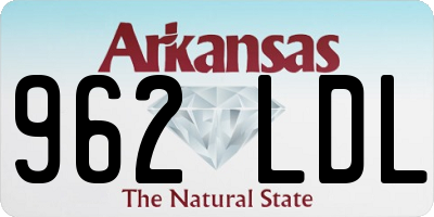 AR license plate 962LDL