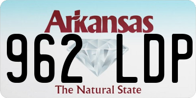 AR license plate 962LDP