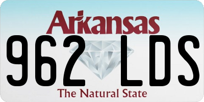AR license plate 962LDS