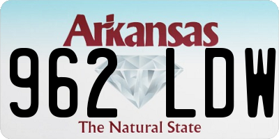 AR license plate 962LDW
