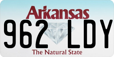 AR license plate 962LDY