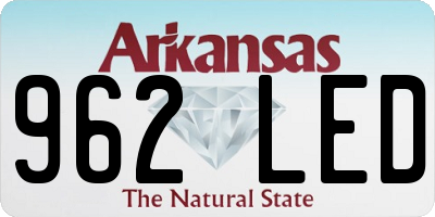 AR license plate 962LED