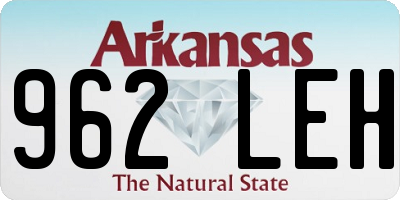 AR license plate 962LEH