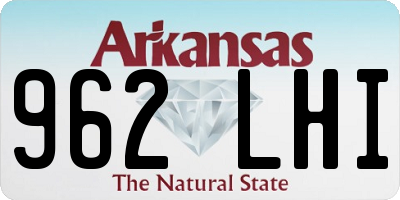 AR license plate 962LHI