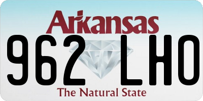 AR license plate 962LHO