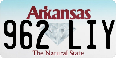 AR license plate 962LIY