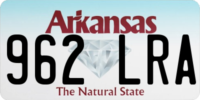 AR license plate 962LRA