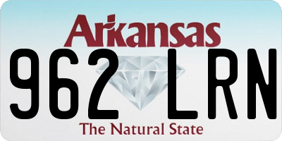 AR license plate 962LRN