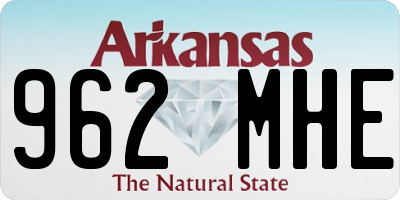 AR license plate 962MHE
