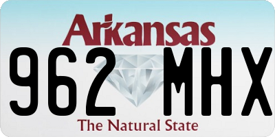 AR license plate 962MHX