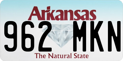 AR license plate 962MKN