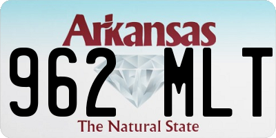 AR license plate 962MLT