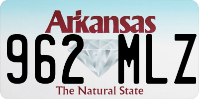 AR license plate 962MLZ