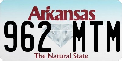 AR license plate 962MTM