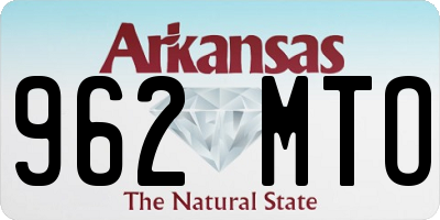 AR license plate 962MTO