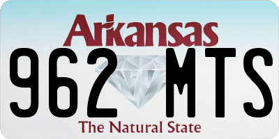 AR license plate 962MTS