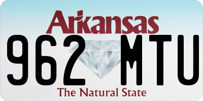 AR license plate 962MTU