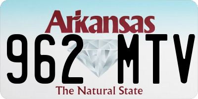 AR license plate 962MTV