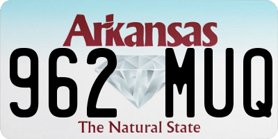 AR license plate 962MUQ