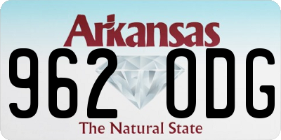 AR license plate 962ODG