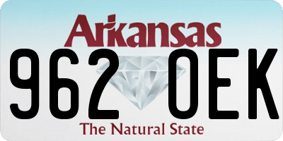 AR license plate 962OEK