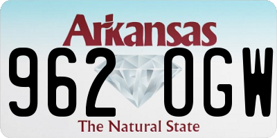 AR license plate 962OGW
