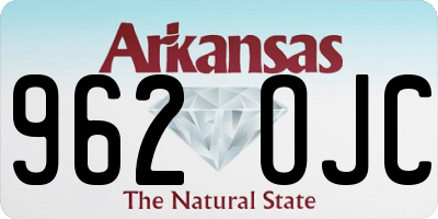 AR license plate 962OJC