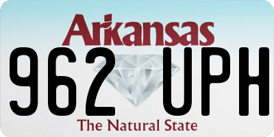 AR license plate 962UPH