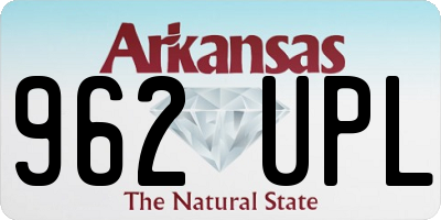 AR license plate 962UPL