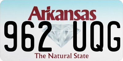 AR license plate 962UQG