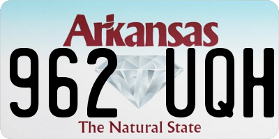 AR license plate 962UQH
