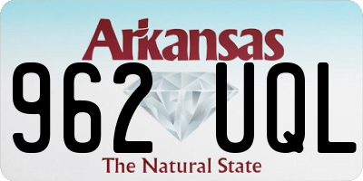 AR license plate 962UQL