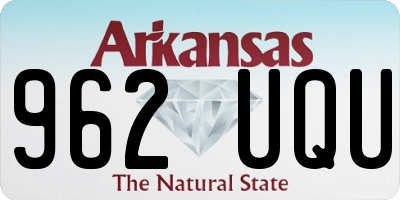 AR license plate 962UQU